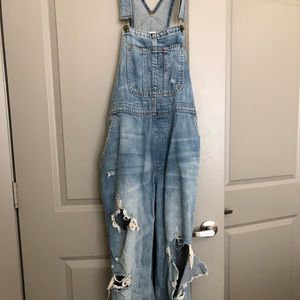 BDG distressed overalls from Urban Outfitters.